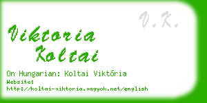 viktoria koltai business card